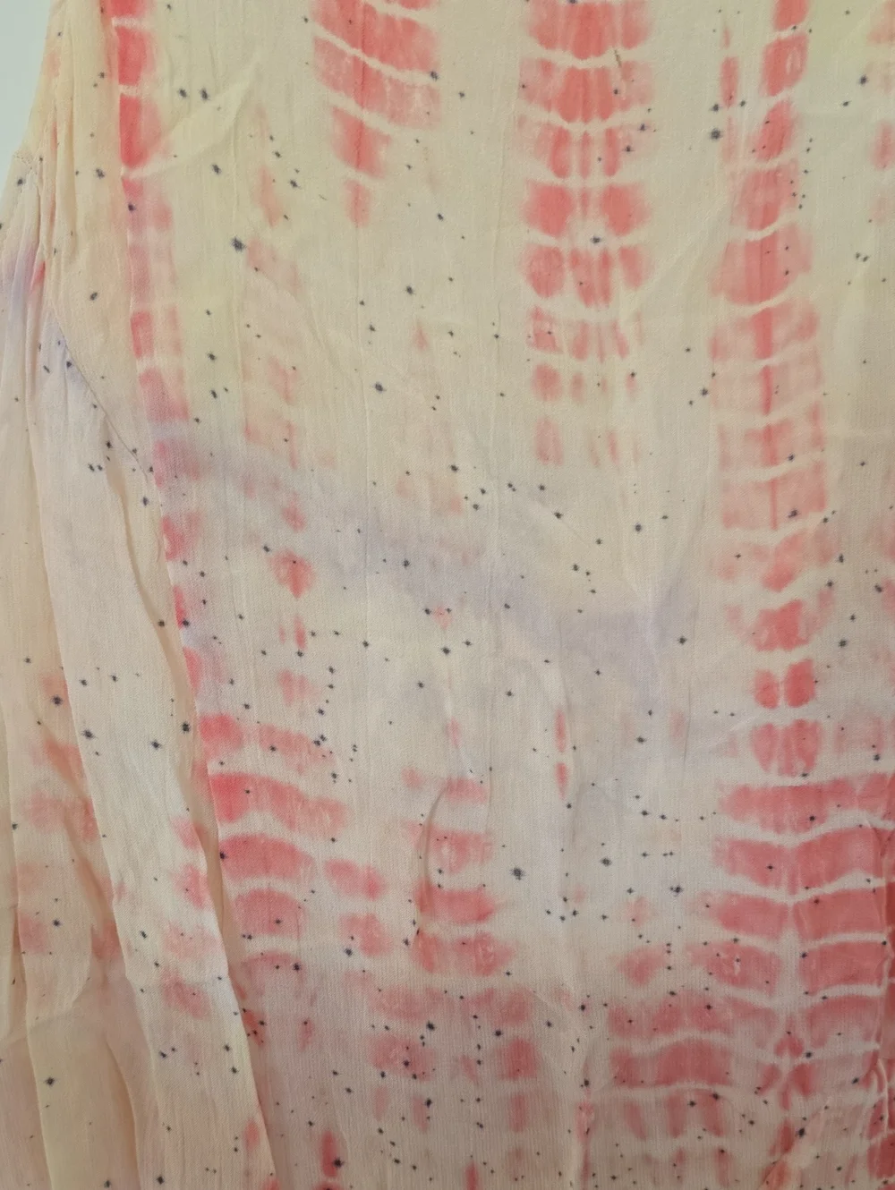 Free People Tie Dye High Slit Top